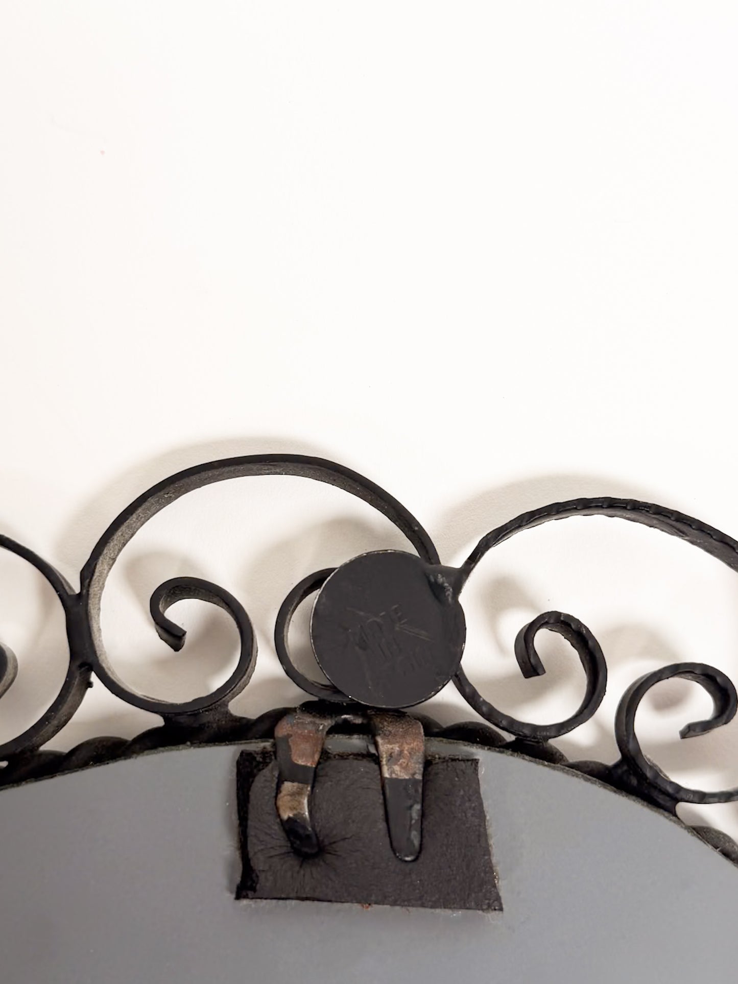 Vintage Spanish Iron Mirror