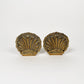 Brass Shell Bookends