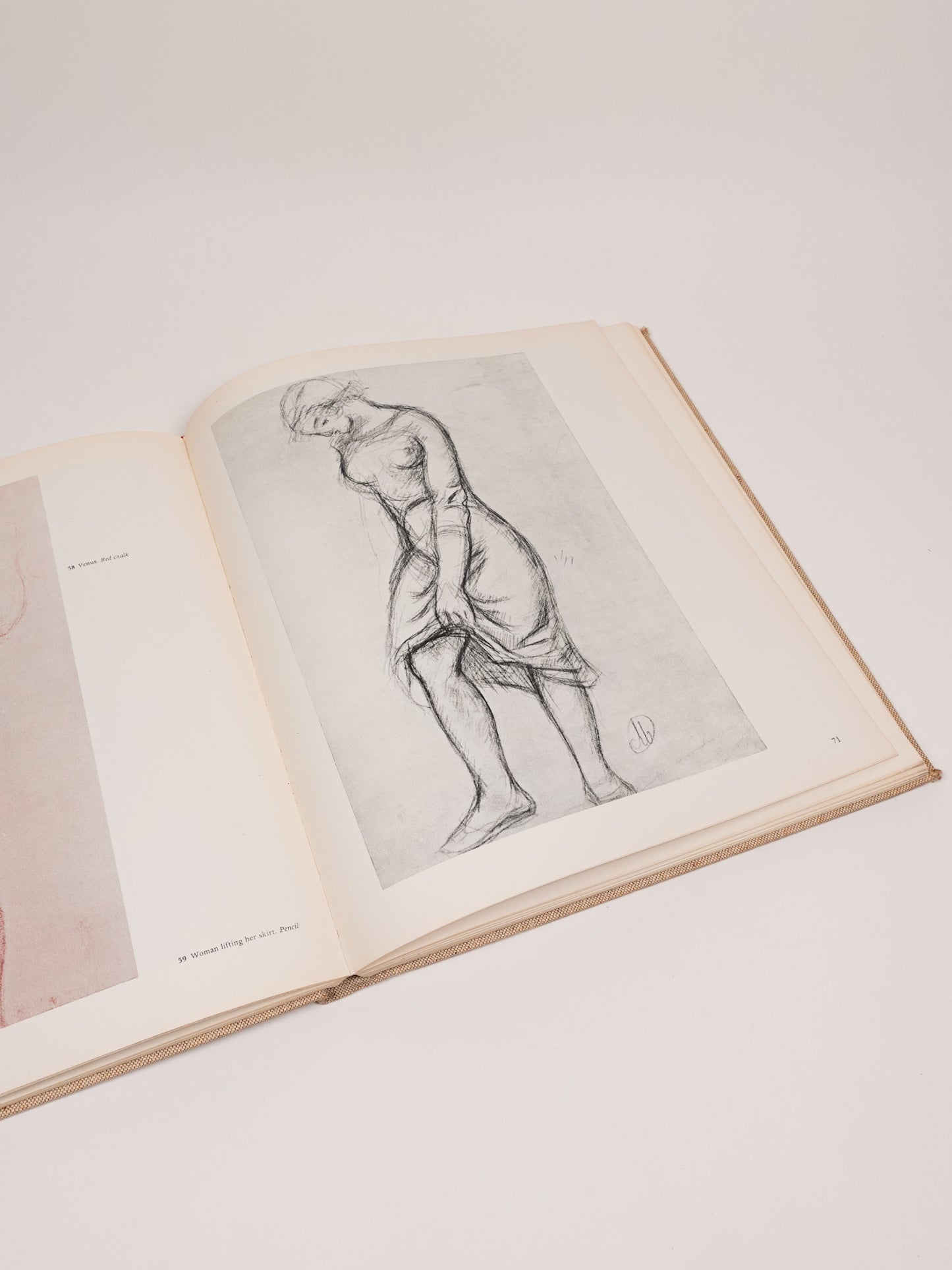 Vintage Drawing & Sculpture Book