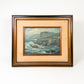 Original Cliffside Seascape Oil Painting