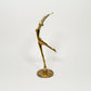 Vintage Mid Century Brass Ballerina #2