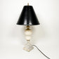 Vintage Marble Table Lamp with Shade