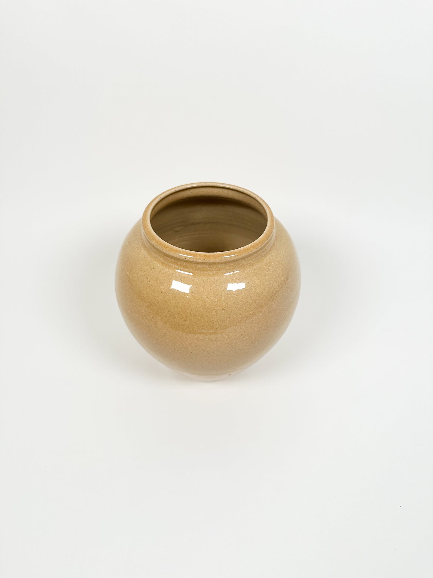 Beige Handmade Vase