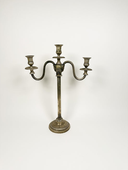 Large Silver Statement Candelabra