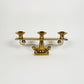 Vintage Brass Mexican Handmade Candelabra