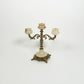 Vintage Onyx & Brass Candelabra