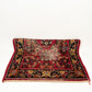 Vintage Burgundy Hand Knotted Rug
