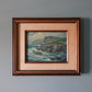 Original Cliffside Seascape Oil Painting