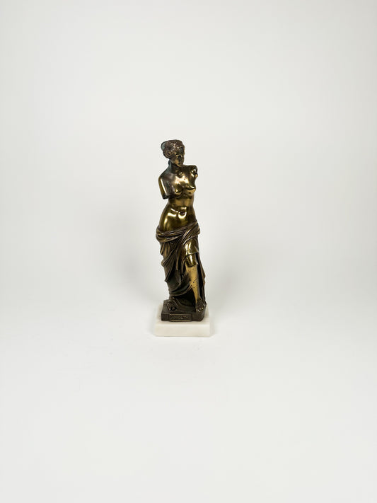 Vintage Bronze Venus de Milo Statue