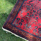 Vintage Red & Blue Rug