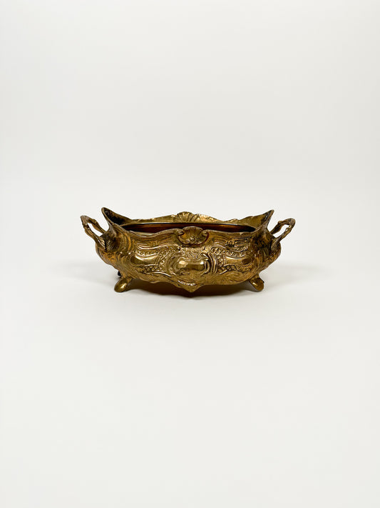 Vintage Brass Jardiniere