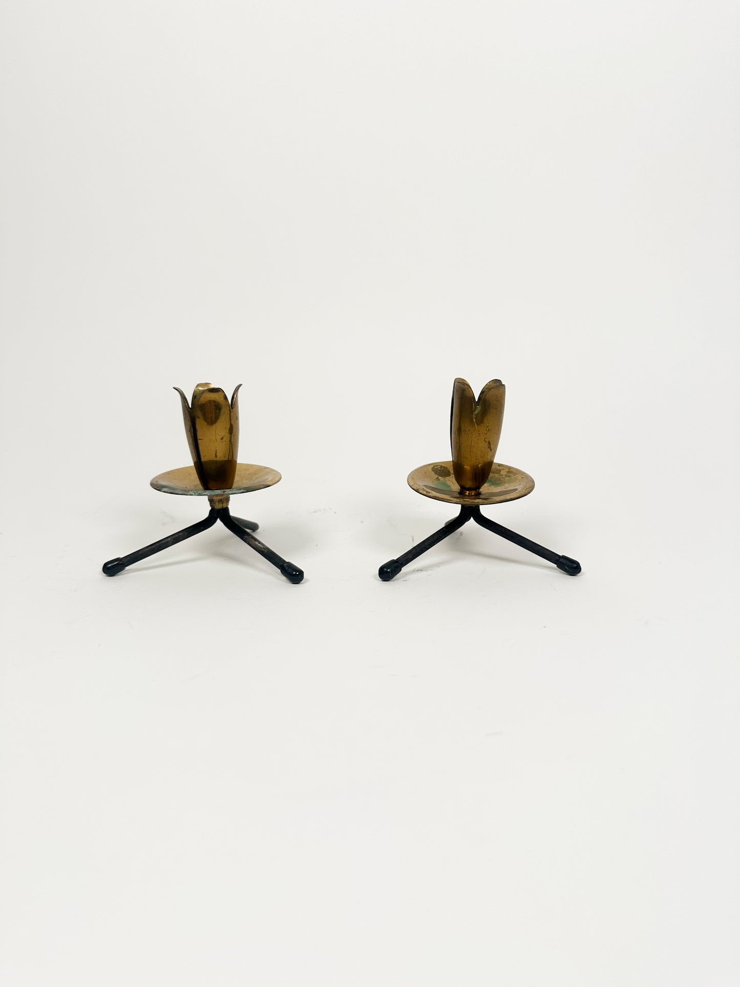 Vintage Mid Century Candle Holders