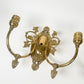 Vintage Brass Sconce Pair