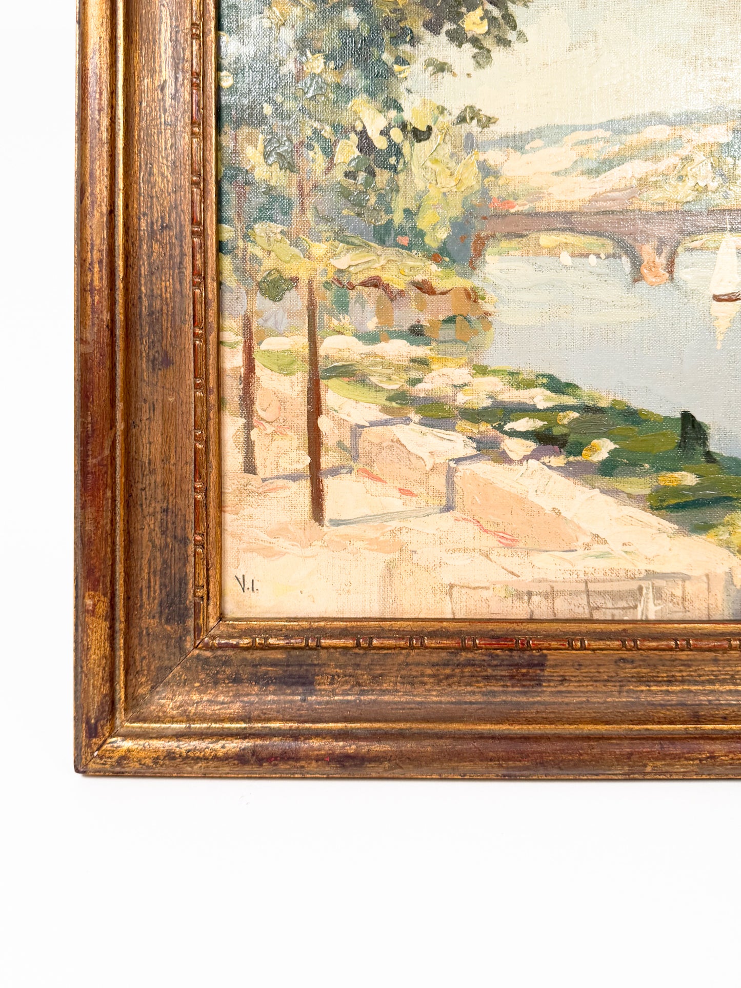 Original Riverside Oil Painting
