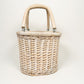 Vintage White Wicker Handbag