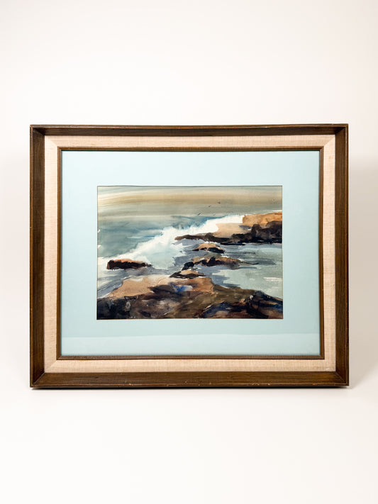 Original Seascape Watercolor Painting