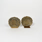 Brass Shell Bookends