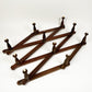 Large Wood Accordion Rack