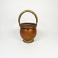 Antique Copper Handled Cauldron