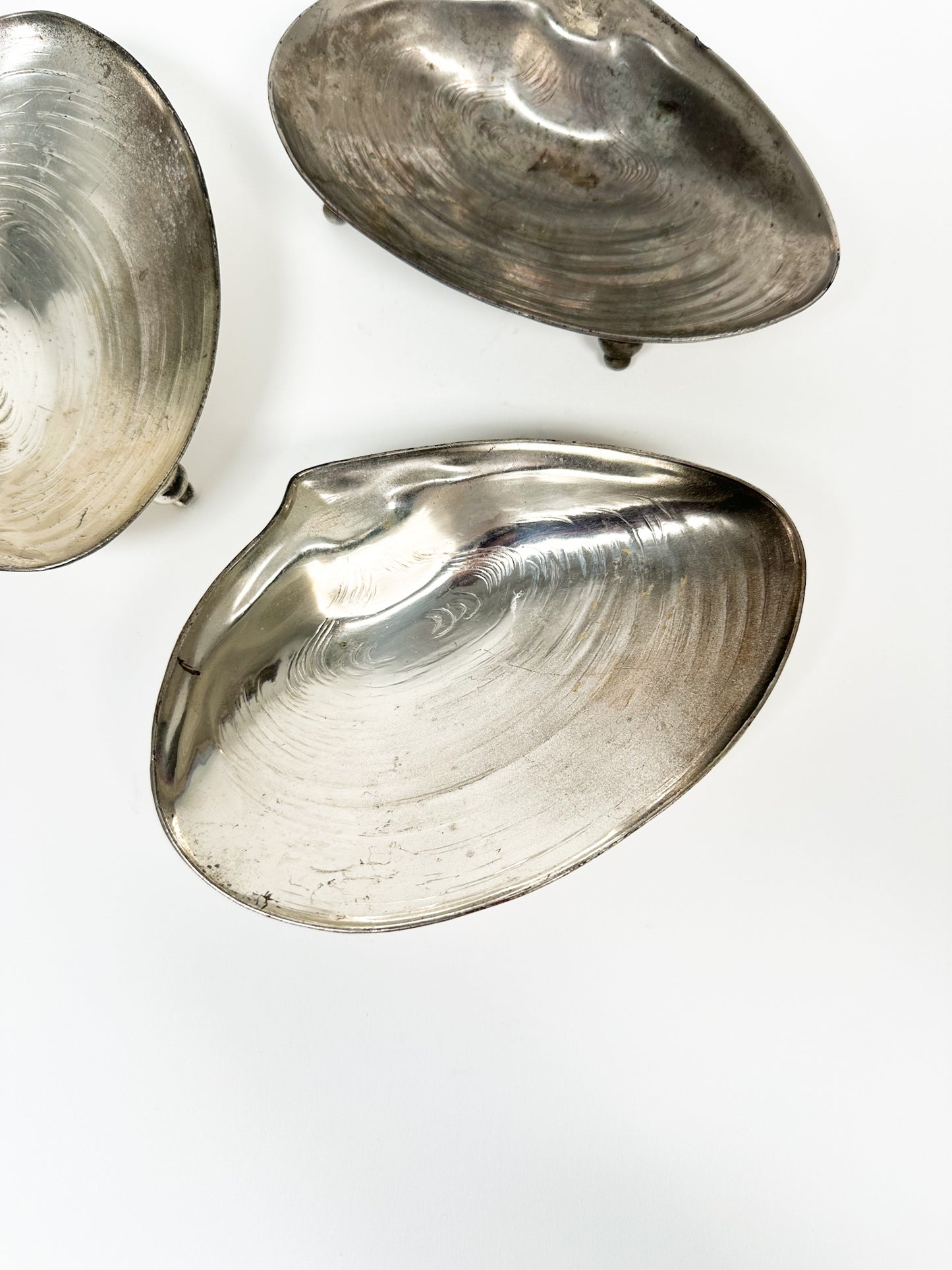 Vintage Silver Plated Shells