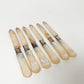 Vintage Mother of Pearl Knife Set