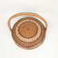 Vintage Striped Lidded Basket