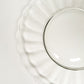Large Scalloped Glass Serving Plate