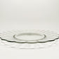 Large Scalloped Glass Serving Plate