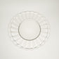 Large Scalloped Glass Serving Plate