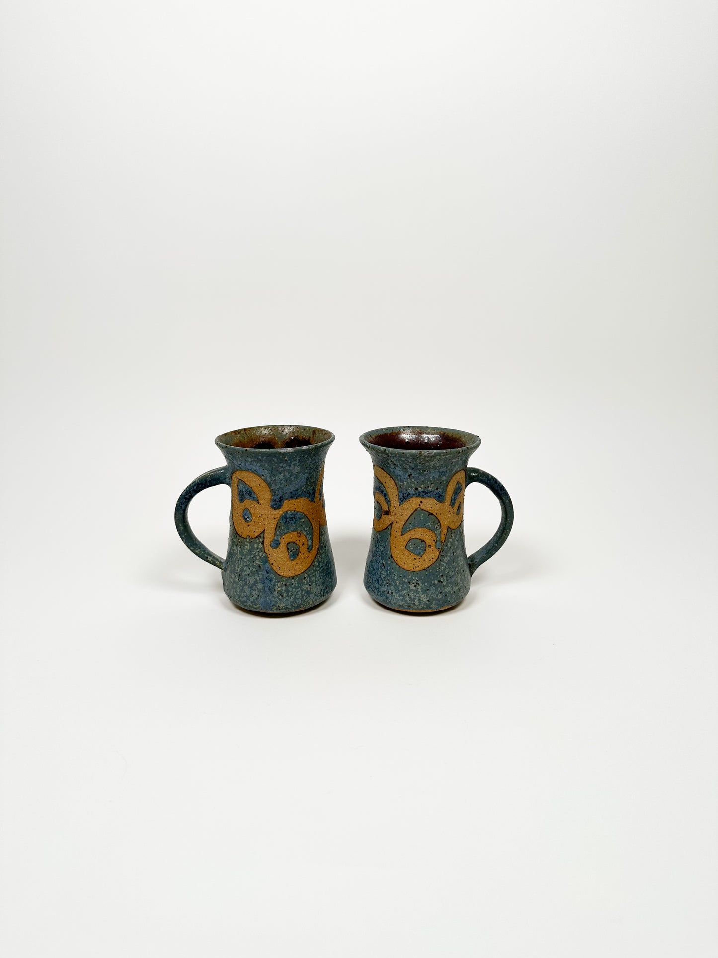 Blue Handmade Mug Set