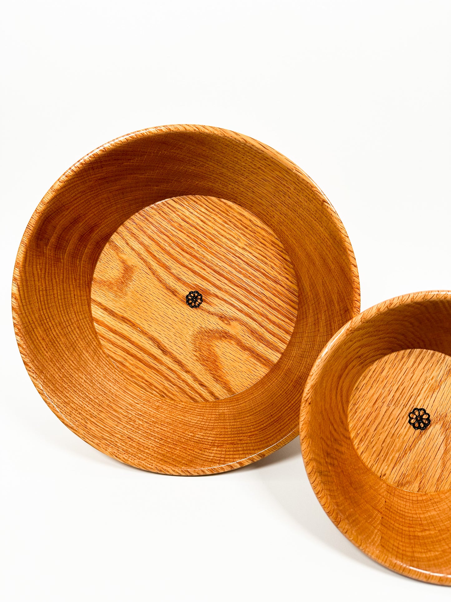 Handmade Red Oak Bowl Set
