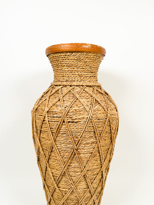 Large Wicker Vase