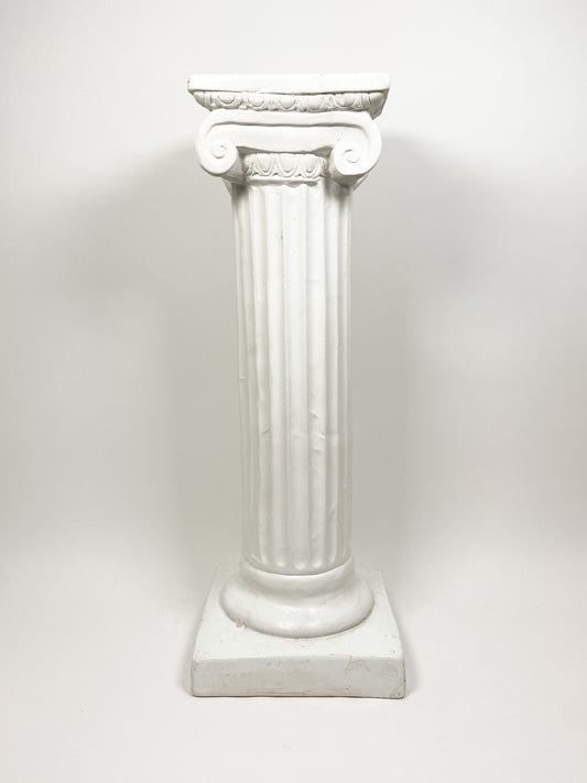 Large White Pedestal