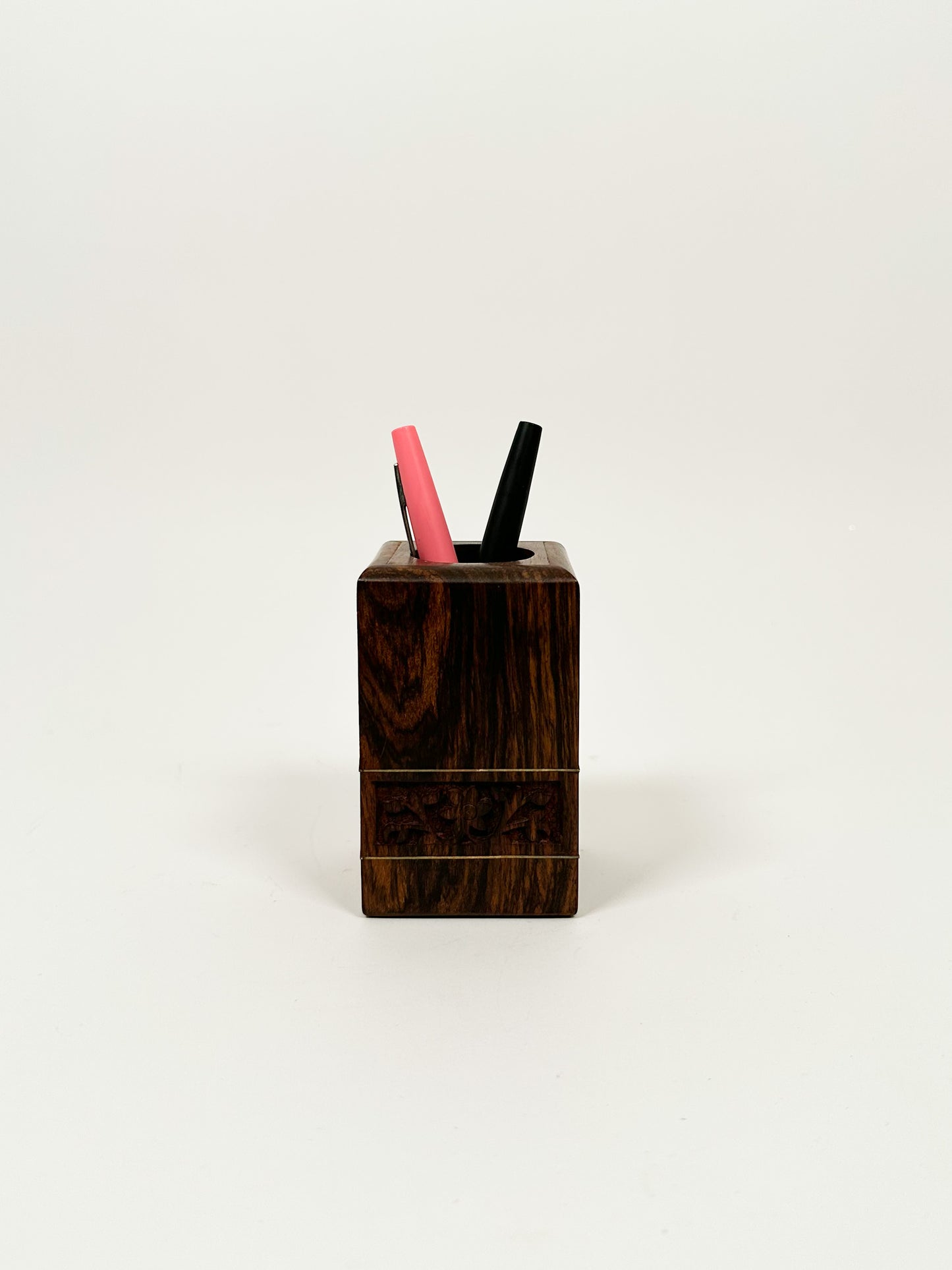Small Wood Pencil Holder