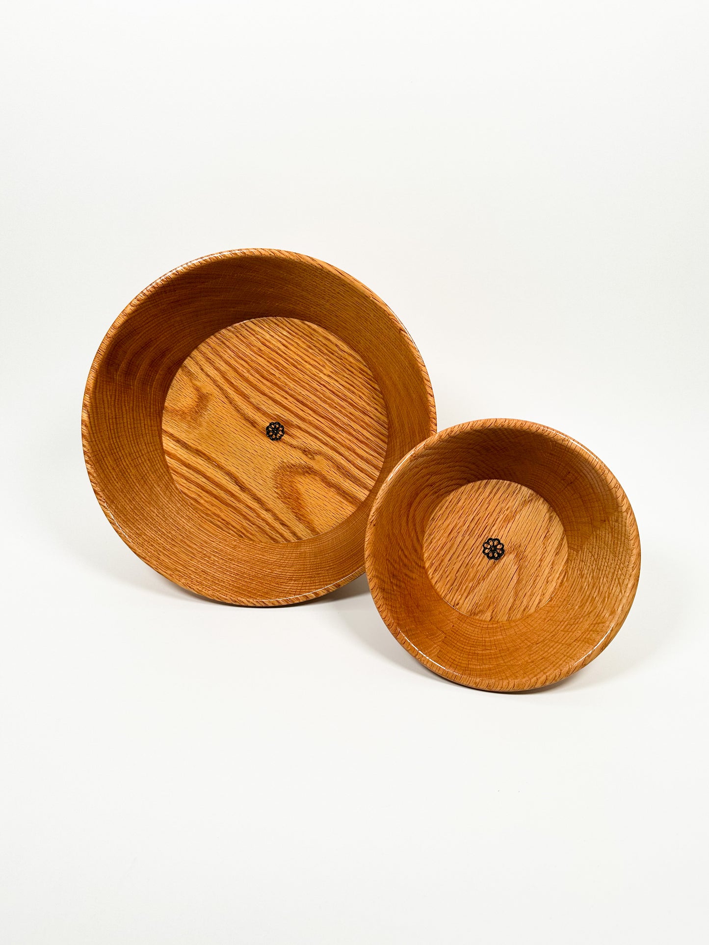 Handmade Red Oak Bowl Set